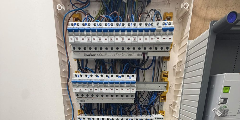 Elektrische installatie en zekeringkast