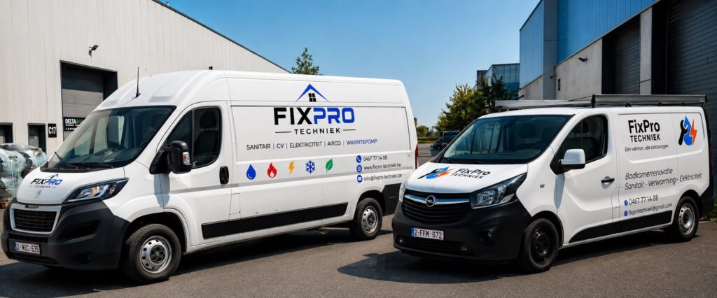 Bestelwagens van FixPro Techniek