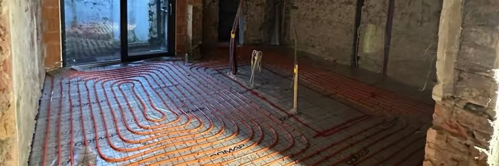 Totaalrenovatie met vloerverwarming